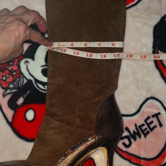 Elegant Brown Knee-High Boots - Picture 10 of 17